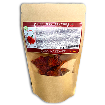 Carolina Reaper dried whole peppers 10g Carolina Reaper dried whole peppers 10g