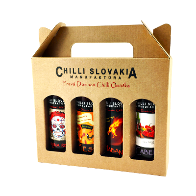 Brown gift box 4x100ml Sauce  Brown gift box 4x100ml Sauce