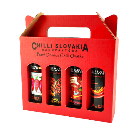 Red Gift Box 4x100ml Sauce  Red Gift Box 4x100ml Sauce