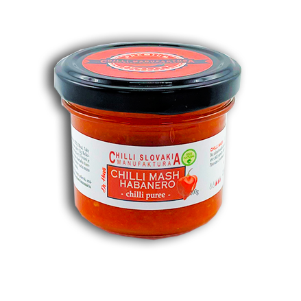 PUREE CHILLI MASH 100g Habanero  PUREE CHILLI MASH 100g Habanero