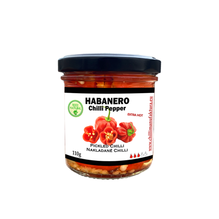 Pickled Habanero, sliced ​​110g