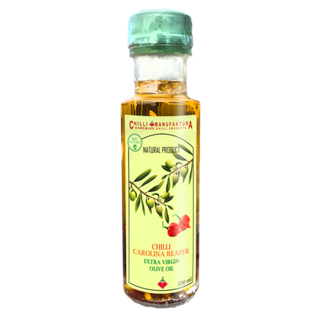 Extra Virgin Olive Chili Oil | CAROLINA REAPER | 100 ml Extra Virgin Olive Chili Oil | CAROLINA REAPER | 100 ml
