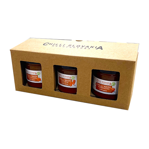 Gift box 3x Puree EXTRA Chili Spread